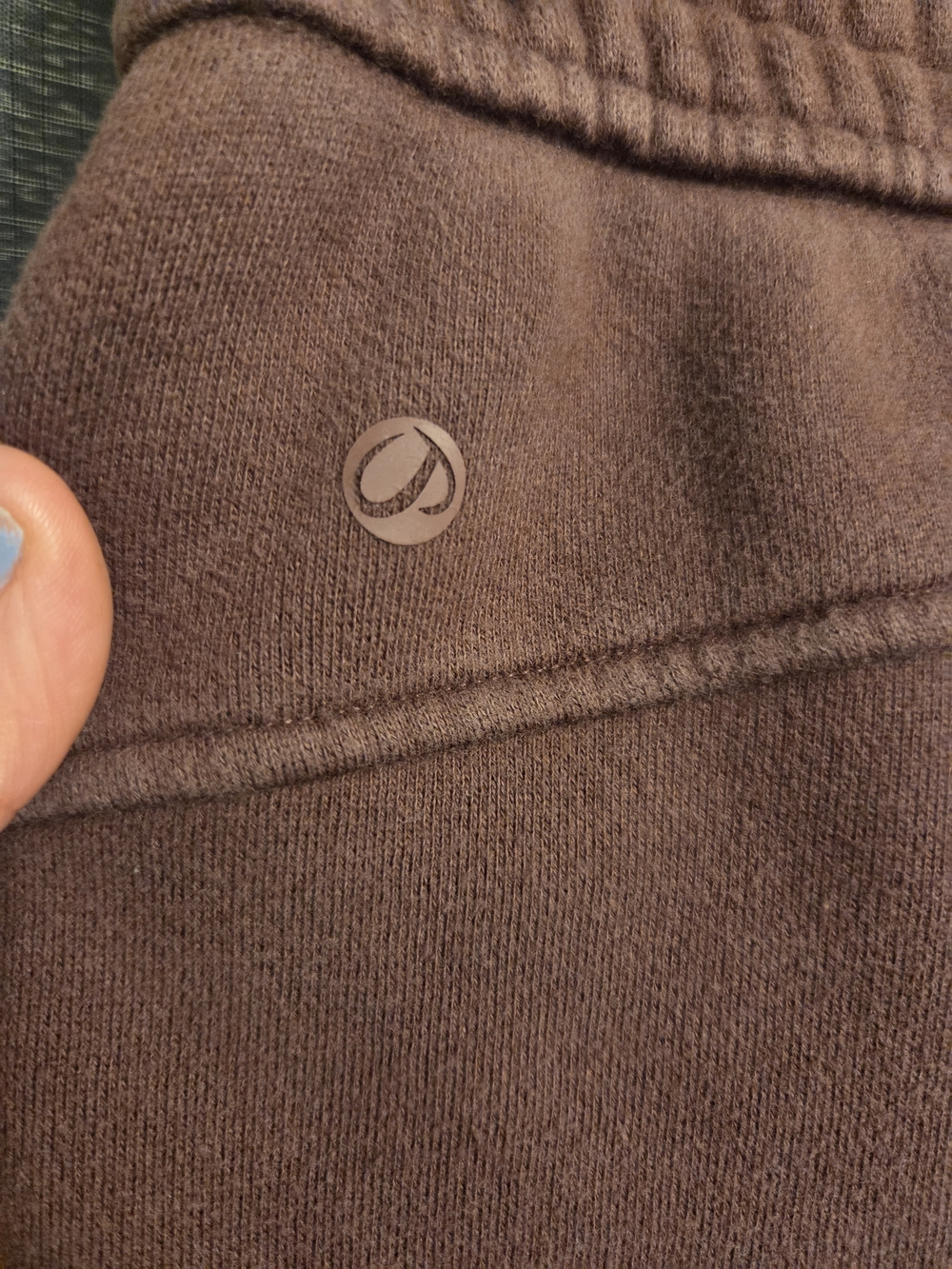 Women's Crz Yoga Wide Leg Sweatpants - Burgundy - Picture 5 of 5